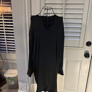 Banana Republic Elegant Black Long Sleeve Dress